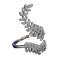 thumbnail image 1 of Adjustable Leaves Wrap Ring Jewelry Promise Engagement Ring For Women Girls Banmo, 1 of 5