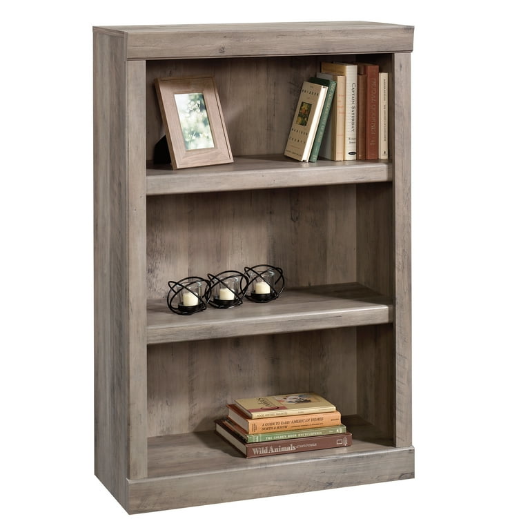 Better Homes Gardens Glendale 3 Shelf Bookcase Rustic Gray