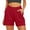 Red, variant on WAYUTE Women's Shorts Shorts Casual Summer Drawstring Comfy Elastic High Waist Running Shorts with Pockets