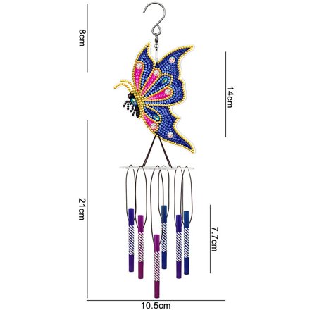 Yard Pendant Decor Animal DIY Windbell Wind Chime Point Drill Diamond Painting STYLE-6