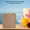 thumbnail image 3 of Sywqhk Bolsas De Arpillera Bolsas De Regalo De Bolso De Playa De Yute En Blanco Con Asa (Vertical) Sywqhk Para estrenar, 3 of 6