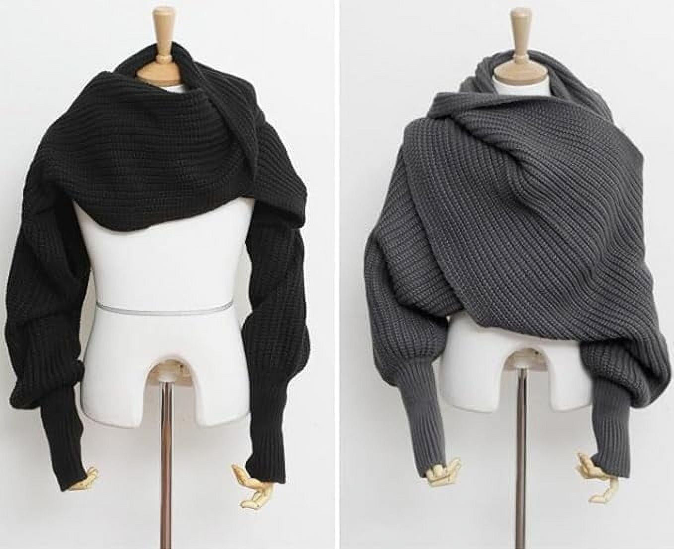 Freya Harper Scarf with Sleeves for Women,Scarf Sweater Wrap with