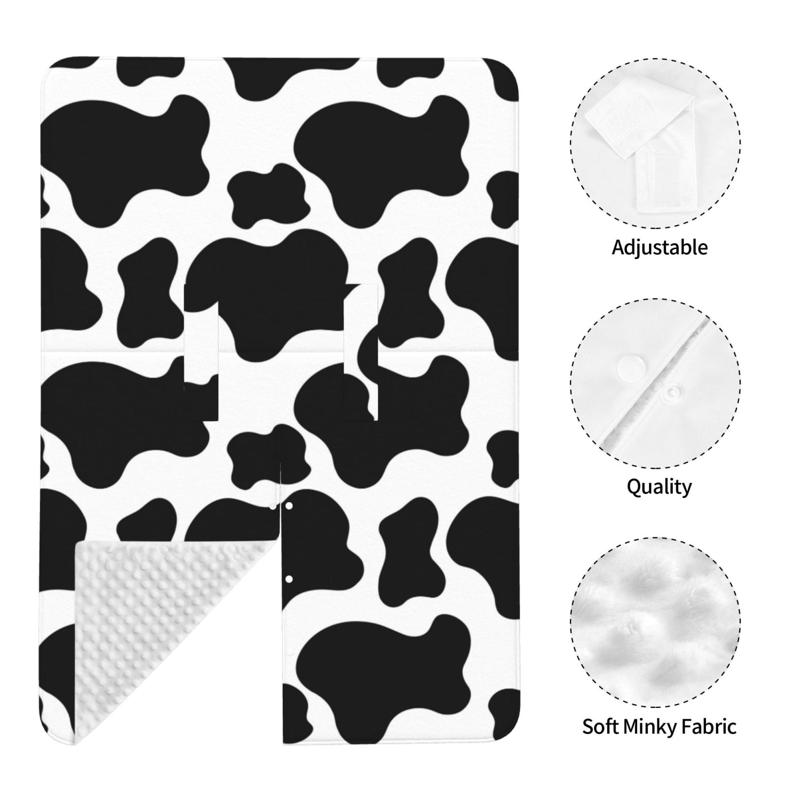 Car Seat Cover Baby - cow spots pattern Breathable Infant Car Seat Cover for Baby Carseat, Lightweight Comfort Baby Essentials Must Haves Newborn Stuff for Girl Boy