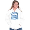 thumbnail image 4 of Mulligan Record Funny Golfer Golfing Zip Up Hoodie Men's Women's Brisco Brands X, 4 of 6