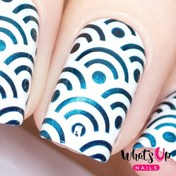 Whats Up Nails - Wi-Fi Vinyl Stencils Nail Art Design