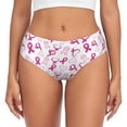 thumbnail image 1 of Fotbe Breast Cancer Awareness4 Calzones Estampados para Mujer – Ropa Interior de Algodón, Cómoda, Suave y Elástica-Large, 1 of 6