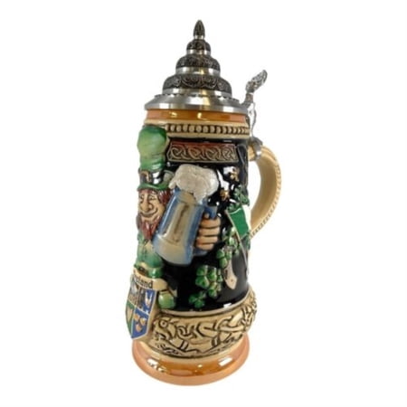 Pinnacle Peak Trading Company Ireland LE German Beer Stein with Pewter Lid .5 liter Made in Germany