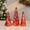 Red, variant on Glasseam Set of 3 Red Mercury Glass Christmas Tree with Lights, Battery Operated Timer for Mantel Tabletop Decor