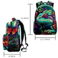 thumbnail image 2 of Lightweight Backpack Chameleon School Bag Travel Laptop Daypack for Men Women Casual Rucksack, 2 of 6