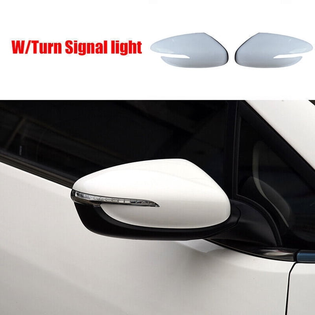for Kia Forte K3 2014 - 2018 ABS White Side Door Mirror Cover Replacement 2p-