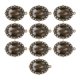 thumbnail image 5 of 10 juegos de bandejas ovaladas con colgante de parche de cristal, cabujón de cristal transparente, azulejos de cúpula, materiales de joyería DIY, 5 of 5