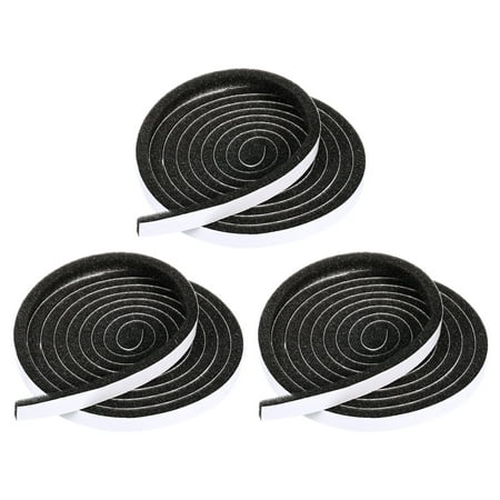 

Uxcell Foam Seal Tape Adhesive Insulation Weatherstrip PU 3 Roll