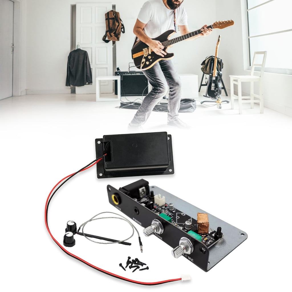 Guitar Equalizer Pickup Preamp Pickup Balanced Sensing Piezo Equalizer