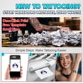 thumbnail image 4 of Impresora inalámbrica Bluetooth térmica para plantillas de tatuaje YIRIGUI, 4 of 9