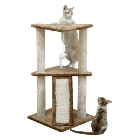 UPC: 0810602022023 | Go Pet Club 35 in. Cat Tree with Toy