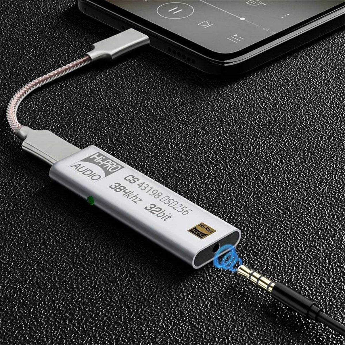 Amplificador de Auriculares Tipo C CS43131 Dongle USB C Decodificación ...