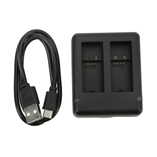 Cargador de batería para cámara puerto dual indicador de luz tipo C entrada USB cargador de batería para cámara portátil 5V 2A para Hero 9 10