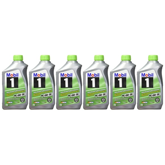 Mobil 1 0W-30 (Advanced Fuel Economy) Synthetic Motor Oil - 1 Quart (Pack of 6)