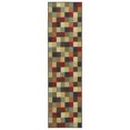 thumbnail image 4 of Ottomanson Ottohome Collection Non-Slip Rubberback Checkered Design Indoor Area Runner Rug, 4 of 5