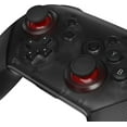 thumbnail image 3 of eXtremeRate Carmine Red & Black Replacement 3D Joystick Thumbsticks, Analog Thumb Sticks with Cross Screwdriver for Nintendo Switch Pro Controller, 3 of 6