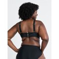 thumbnail image 3 of Time and Tru Women's and Women's Plus Scalloped Bikini Top, Sizes S-3X, 3 of 4