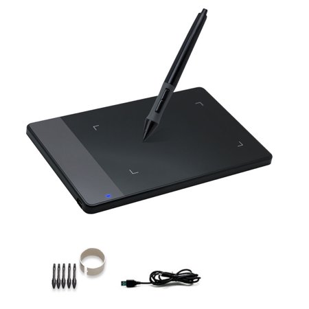Huion 420 Portable Art Graphic Digital Painting Tablet Light Touch Pad Signature Board with Wireless Drawing Pen for Windows/XP/Mac OS, (Best Drawing Tablet For Mac Reviews)