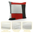 thumbnail image 4 of PHYHOO Red White Black Throw Pillow Covers,Geometric Square Pillow Covers , Stripes Cushion Cases Modern Abstract Decorative Pillow Cases Living Room Decor, 4 of 5