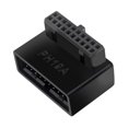 thumbnail image 2 of Convertidor Enchufe Adaptador Encabezado USB 3.0 19P 20P para Placa Base Computadora (A), 2 of 5