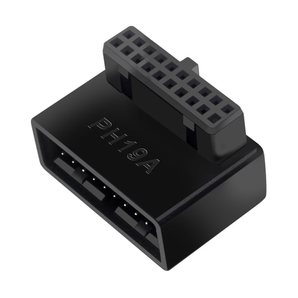 Convertidor Enchufe Adaptador Cabezal USB 3.0 19P 20P WDOplteas para Placa Base Computadora