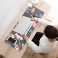 thumbnail image 3 of Long Mouse Pads for Desk,Pioneer Flower Floral Print Pattern Desk Mats on Top Of Desks, Desk Mouse Pad Extra Large with 3mm Non-Slip Base and Stitched Edge for Gaming,Office,Work,Home 31.5"x11.8", 3 of 6