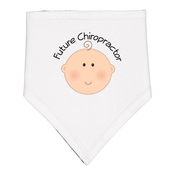 Inktastic Future Chiropractor Baby Baby Bandana Bib