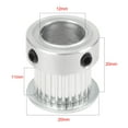 thumbnail image 5 of Aluminum M-X-L 25 Teeth 12mm Bore 11mm Belt Timing Idler Pulley Synchronous Wheel, 5 of 5