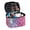 Colorful Fish Scale Pattern Design, variant on HELLHERO (8.86"x6.5"x5.9") Travel Makeup Organizer Case Polyester Portable Travel Cosmetic Bags Light with Large Capacity(Colorful Fish Scale Pattern Design)