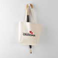 thumbnail image 5 of CafePress - I Love My Grandma Tote Bag - Unisex Canvas Tote Bag, Beige, 1-Piece, 5 of 7