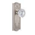 thumbnail image 4 of Grandeur Parver_Psg_234 Parthenon Solid Brass Rose Passage Door Knob Set - Grey, 4 of 7