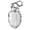 Clear, variant on Heart‑Shaped Liquid Silicone Case for AirPods Pro 3 – Anti‑Yellowing, with Carabiner Hook
