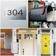 thumbnail image 5 of Uxcell 6 House Numbers Self-Adhesive for Outside Stick On 6" x 3.8", 1 Pcs, 5 of 5