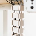 thumbnail image 4 of Kit de gestión de cables VIVO Vertebrae para debajo del escritorio, blanco, 4 of 9