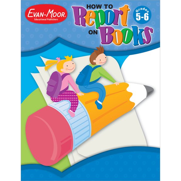 Pre-Owned Evan-Moor How to Report on Books, Grade 5 - 6 Teacher Resource