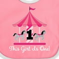 thumbnail image 4 of Inktastic 1st Birthday Party Carousel Horse Girls Baby Bib, 4 of 4