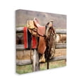 thumbnail image 4 of Stupell Industries Western Saddle on Fence Literature & Film Photography Gallery Wrapped Canvas Art Print Wall Art, 36 x 36, 4 of 8