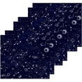 thumbnail image 3 of GZHJMY 12x12Inx6 Sets) Reusable Soft Face Towel,Kitchen Hand Towel Bathroom Absorbent Towel,Gym Hotel Spa-Space Galaxy Constellation Sun Moon, 3 of 7