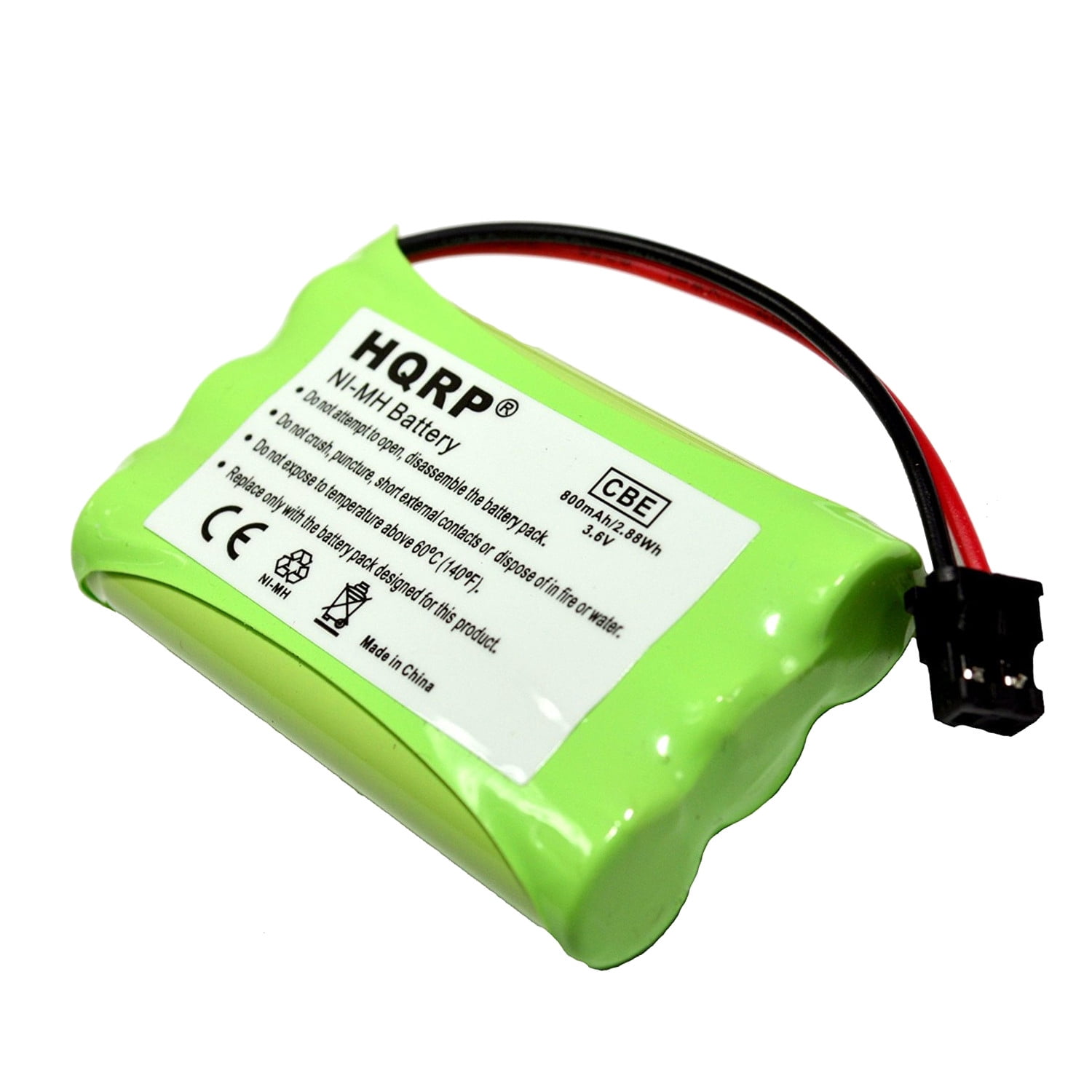 Synergy Digital Cordless Phone Battery - 3.6V 600mAh Ni-CD, Compatible With Uniden EXAI4580