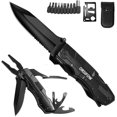 thumbnail image 1 of Couteau Multifonction, Couteau Armée Suisse 13 en 1 en Acier Inoxydable avec Tournevis pour Camping Randonnée, 1 of 4