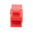 thumbnail image 2 of NavePoint CAT6A UTP Inline Keystone Coupler, 10 pack, Red, 2 of 5