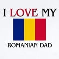 thumbnail image 2 of CafePress - I Love My Romanian Dad Infant Bodysuit - Baby Light Bodysuit, Size Newborn - 24 Months, 2 of 4