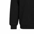 thumbnail image 5 of Aestivo Men's V- Layered Shirt, Long Sleeve Casual Pullover, Textured Top Tee for Casual Work, Black XL, 5 of 6