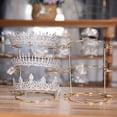 thumbnail image 2 of XISAOK Crystal Tiara Crown Headband Display Rack Metal Princess Crown Stand Holder, 2 of 10