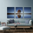 thumbnail image 2 of IDEA4WALL Framed Canvas Wall Art for Living Room, Bedroom Beautiful Nature Norway Landscape Canvas Prints for Modern Home Decoration Ready to Hang - 24"x36"x3 Panels, 2 of 4