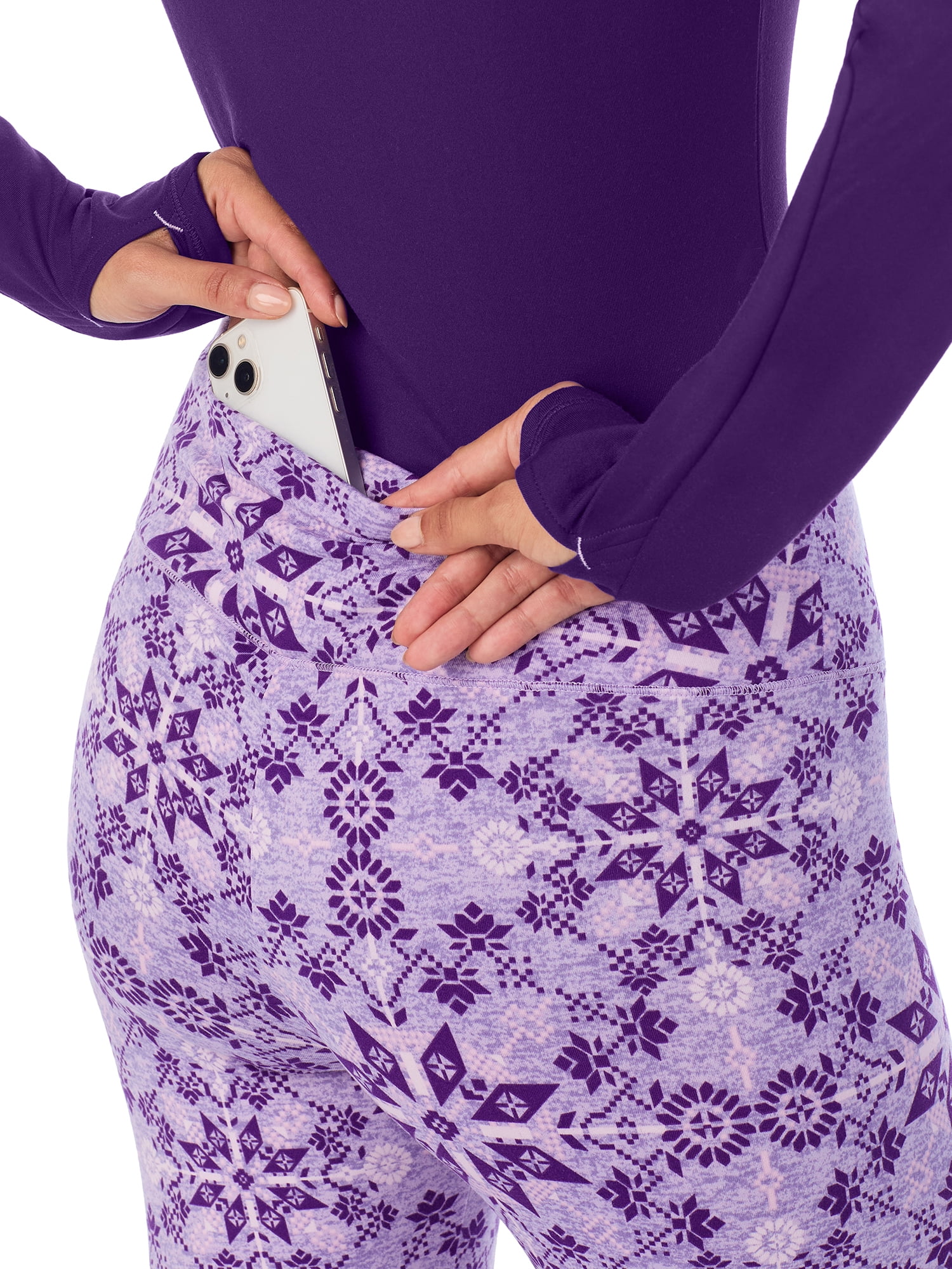 ClimateRight by Cuddl Duds Base Layer 2-piece Base layer Top and Legging Set (Women's and Women's Plus)